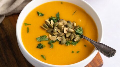 Homemade Rich, Warm and Cozy Butternut Squash Soup