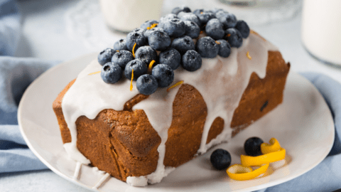 Loaf Cake with Blueberries