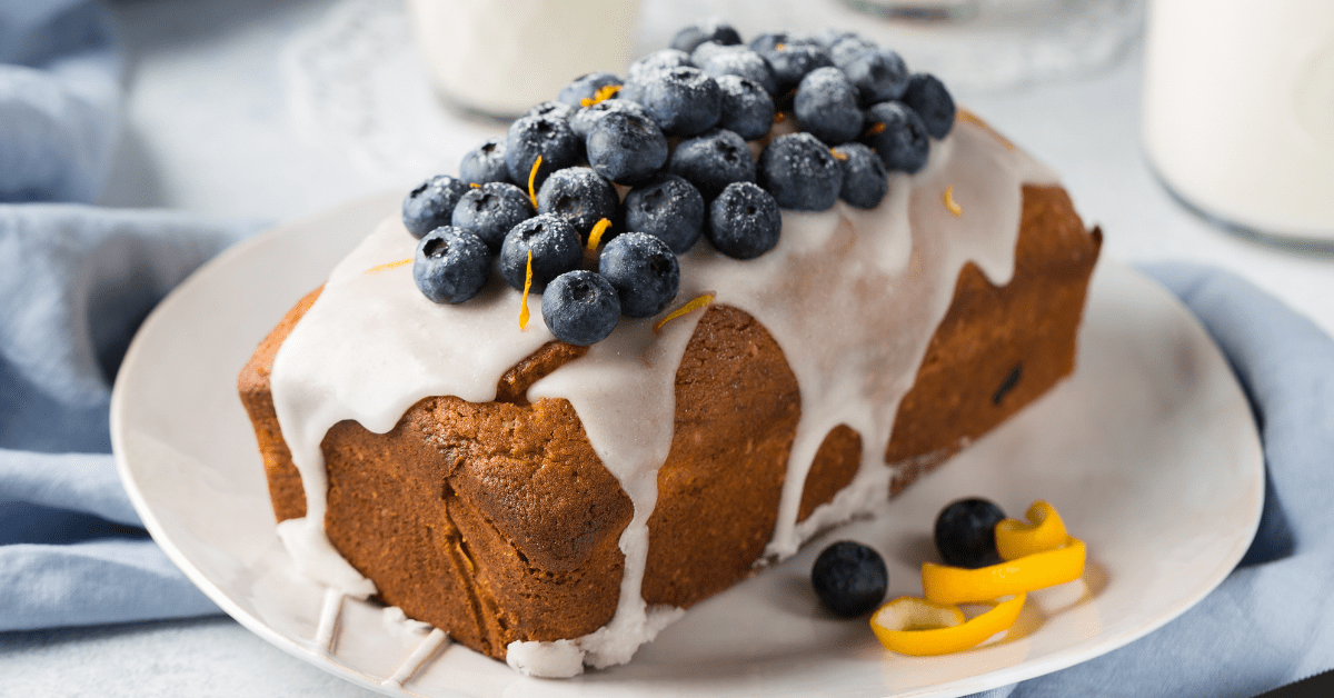 Loaf Cake with Blueberries