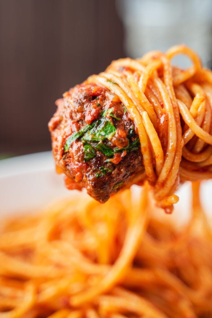 Looking for ways to use up ground beef? Spaghetti is a family favorite!