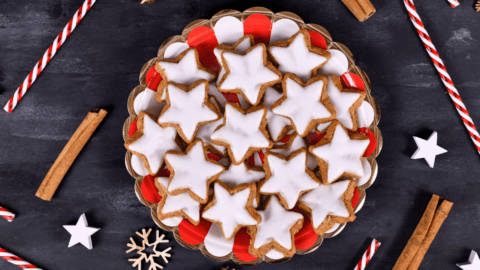 Star Shaped Glazed Cookies