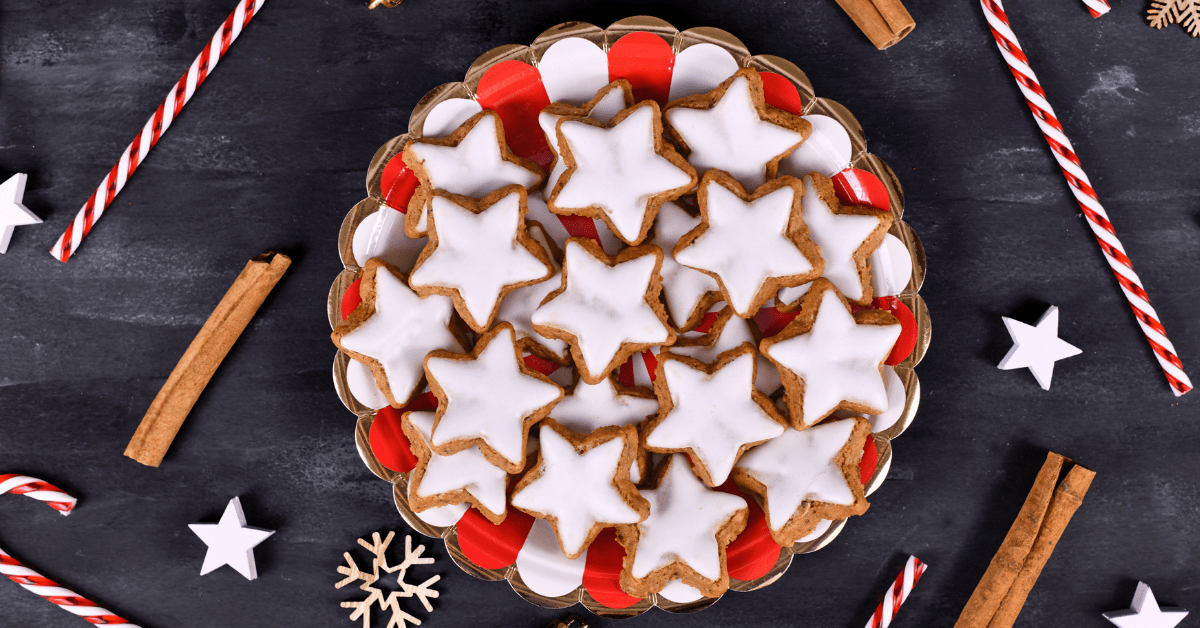 Star Shaped Glazed Cookies