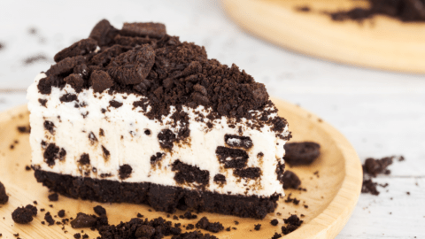A Slice of Oreo Cheesecake
