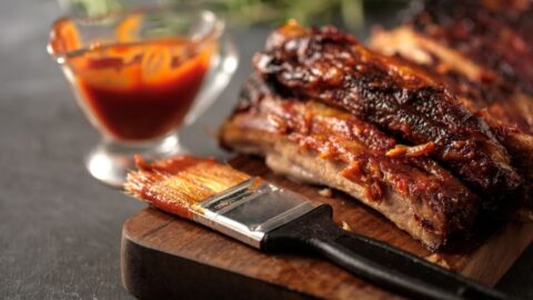 BBQ Ribs with Sauce