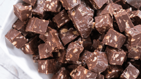 Chocolate Fantasy Fudge with Nuts