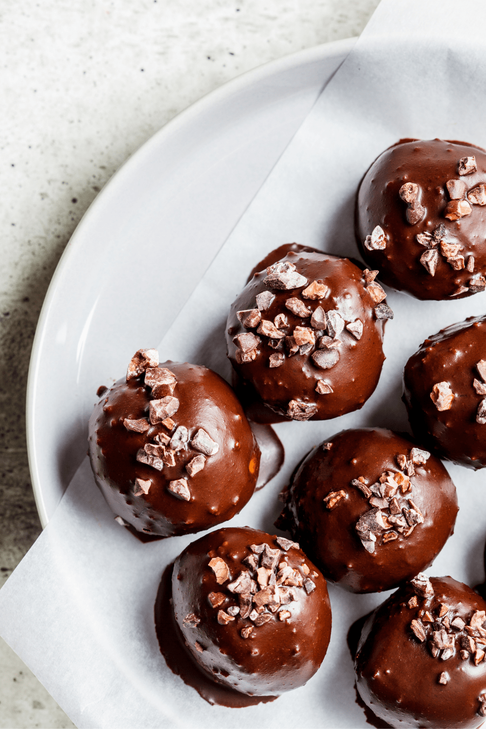 Chocolate Peanut Butter Balls With Rice Krispies Pin