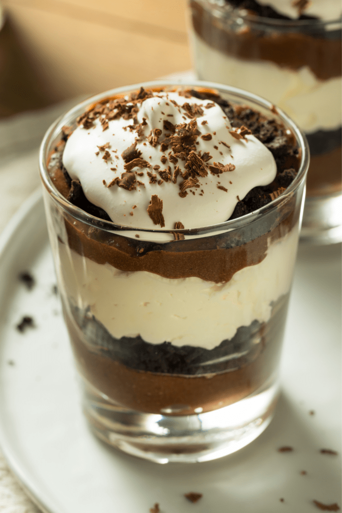 Chocolate Trifle with Whipped Cream