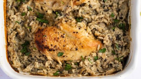 Easy Homemade No-Peek Chicken with Rice Casserole