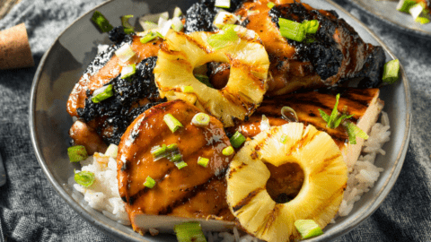 Hawaiian Chicken with Pineapple and Rice