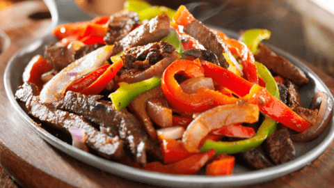 Homemade Beef Fajitas