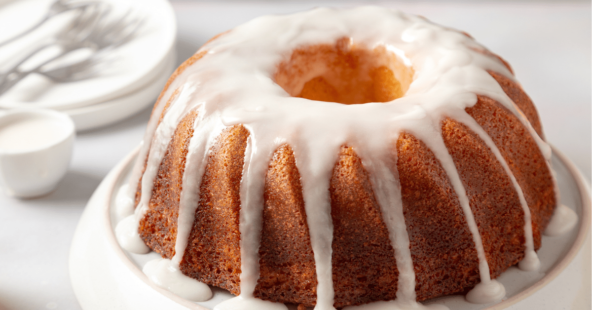 Homemade Bundt Cake with Icing