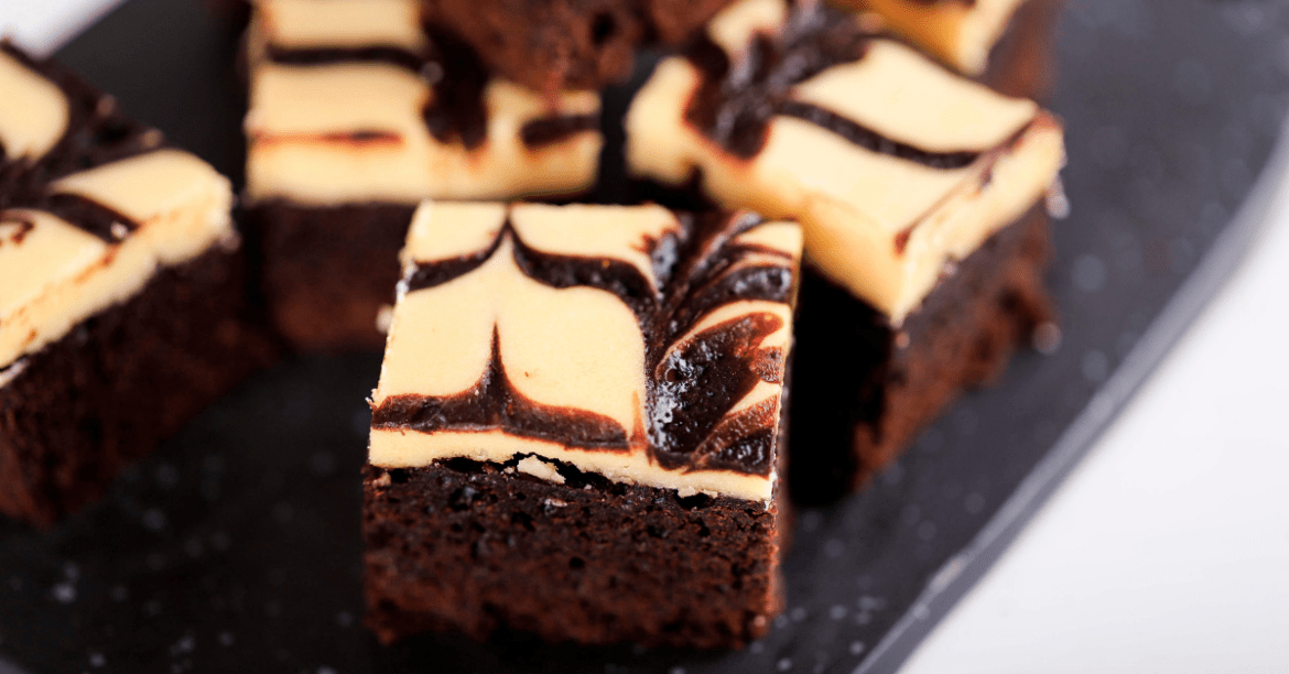 Homemade Cheesecake Brownie Swirl