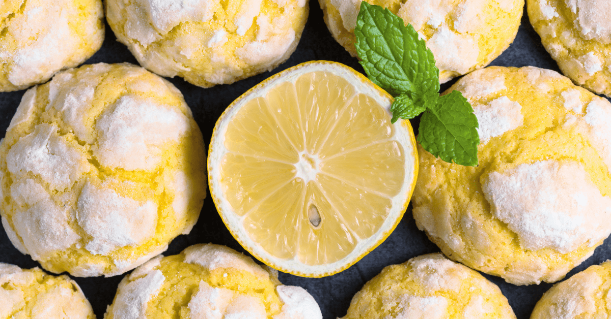 Lemon Cake Mix Cookies Insanely Good
