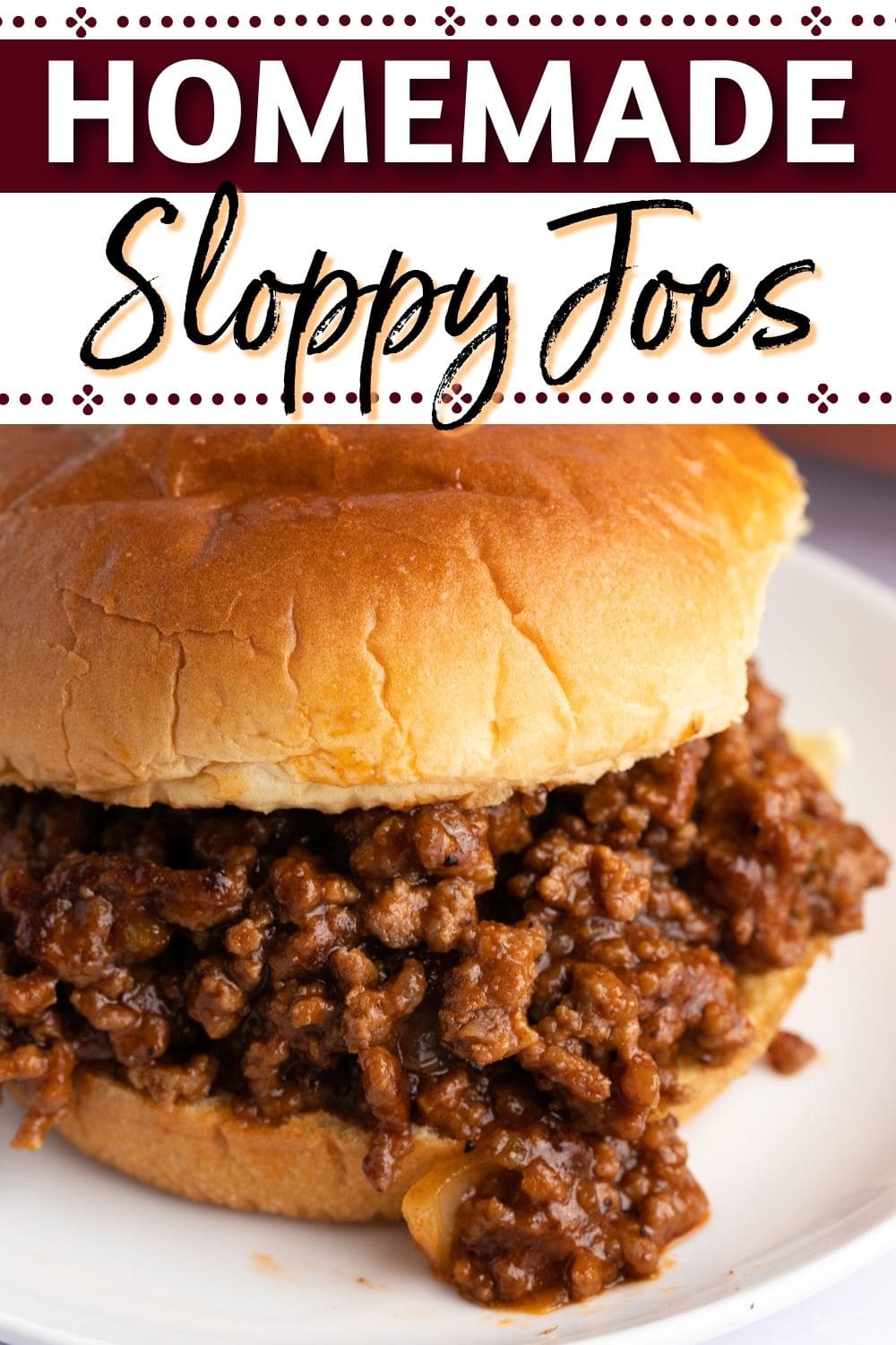 Homemade Sloppy Joes - Insanely Good