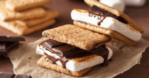 Marshmallow S'mores Cracker Sandwich
