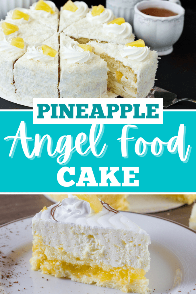 Pineapple angel food cake