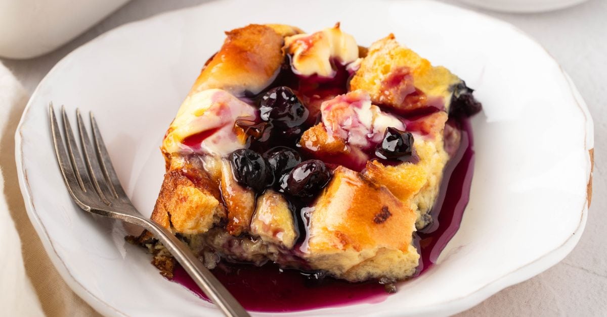 Blueberry French Toast Casserole