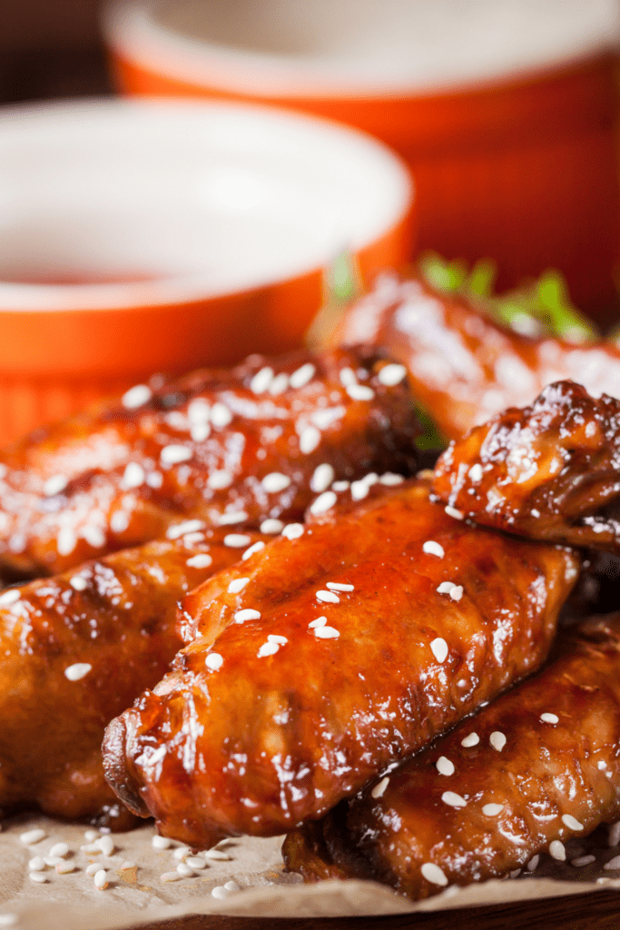 Japanese Chicken Wings with Sesame Seeds