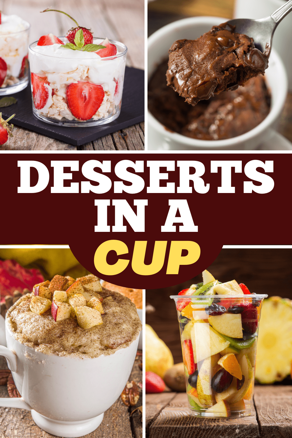 desserts in a cup