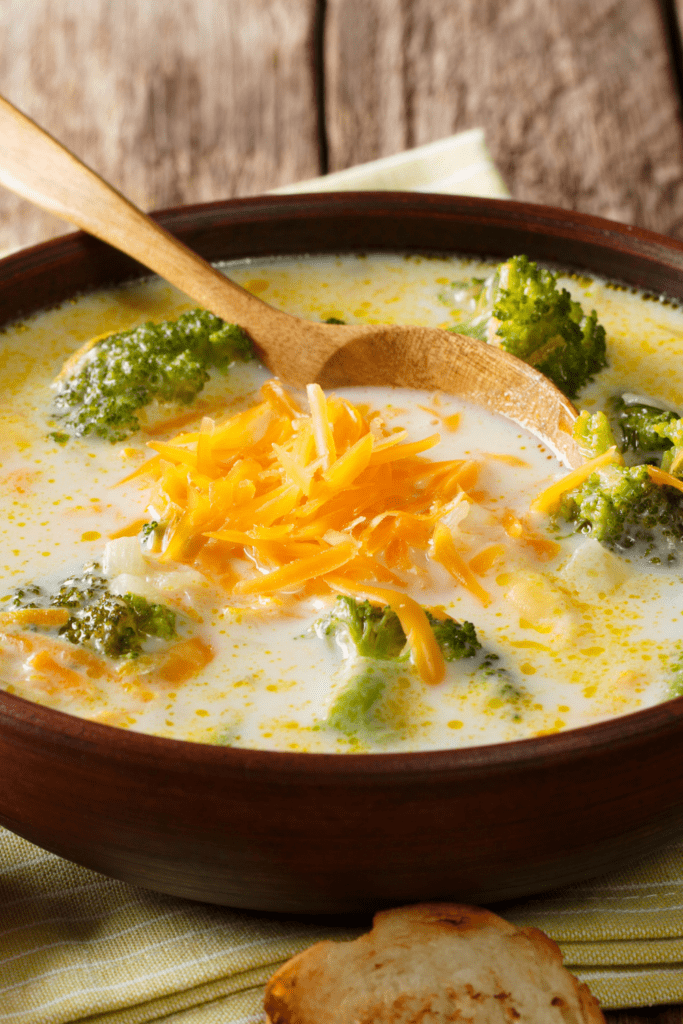 Homemade Broccoli Cheddar Soup