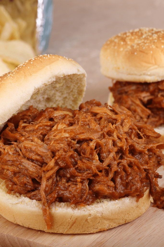 Homemade Coca Cola Pulled Pork Sandwiches
