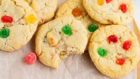 Homemade Sweet and Colorful Gumdrop Cookies