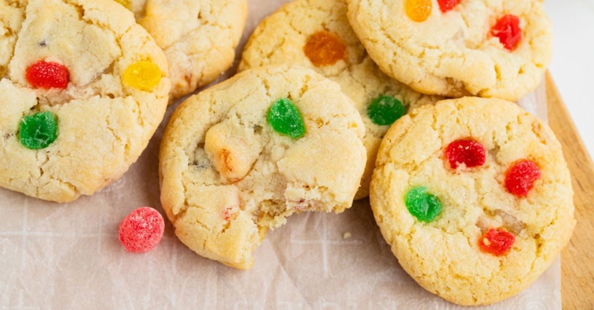 Homemade Sweet and Colorful Gumdrop Cookies