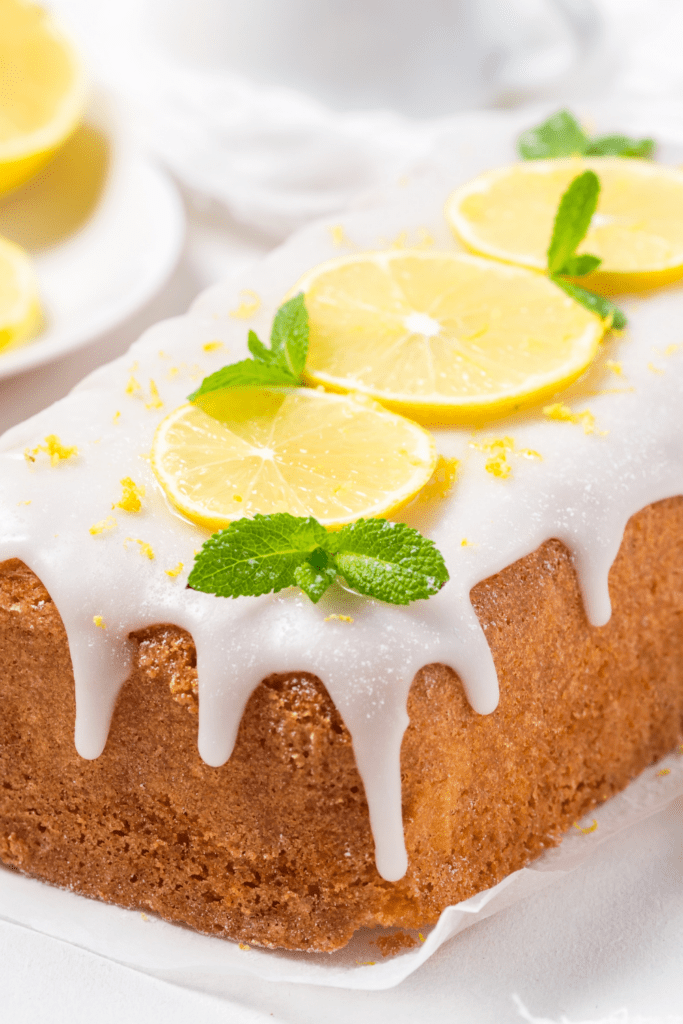 Homemade Lemon Cake with Sugar Icing