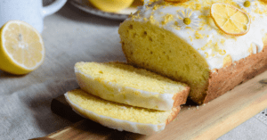 Lemon Loaf Cake with Vanilla Icing