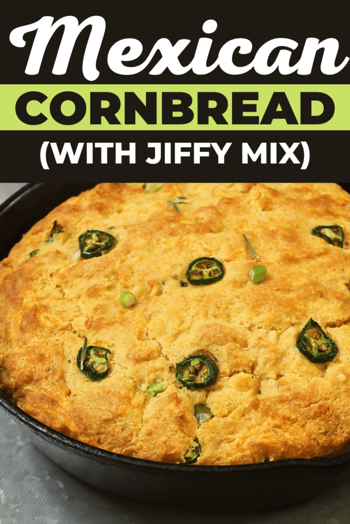 jiffy mix cornbread maded with cream corn and sour cream