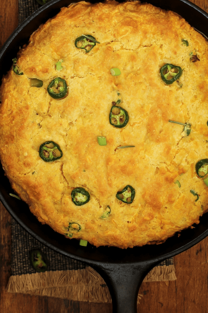 Mexican Cornbread with Jalapenos