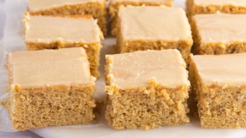 Moist and Tender Banana Cake with Brown Sugar Glaze