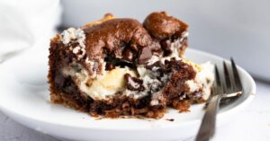 Sweet Homemade Earthquake Cake with Chocolate Chips