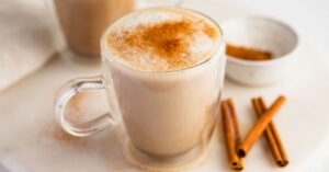 Warm Chai Tea Latte in Mugs