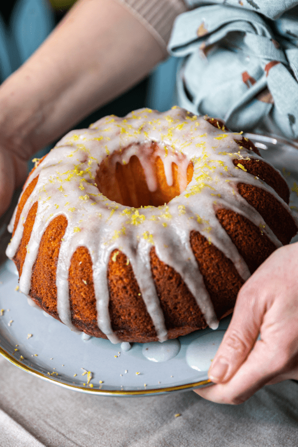 Lemon Sour Cream Cake Insanely Good