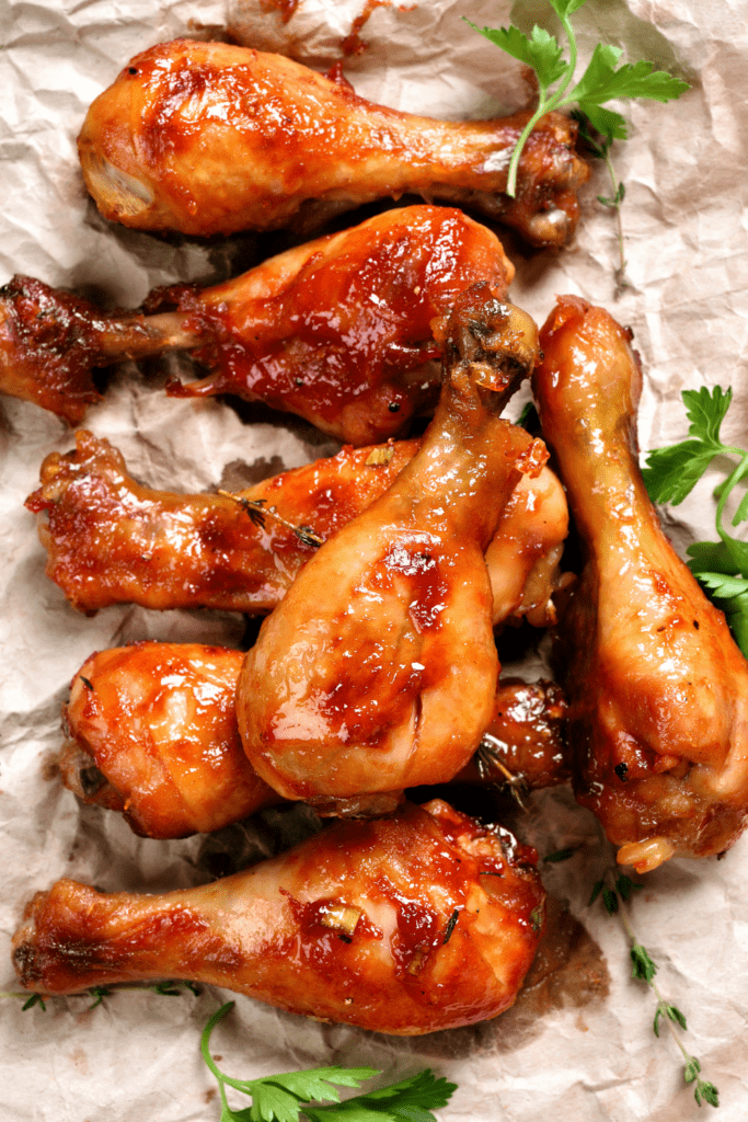 Baked Chicken Drumsticks with Sauce