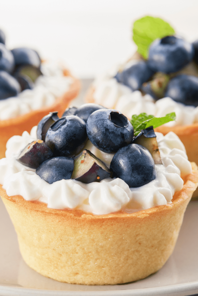 Blueberry Tartlets with Cream Cheese