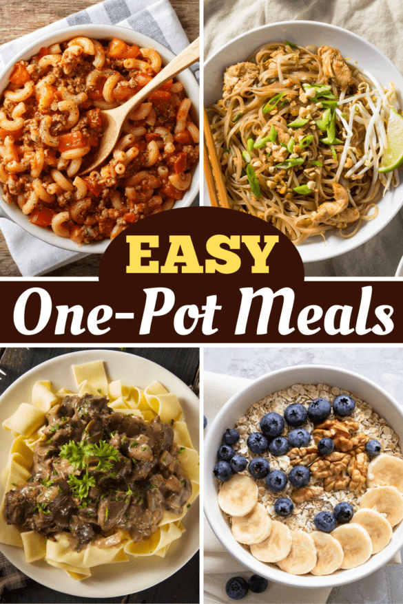 24 Easy One-Pot Meals the Family Will Love - Insanely Good