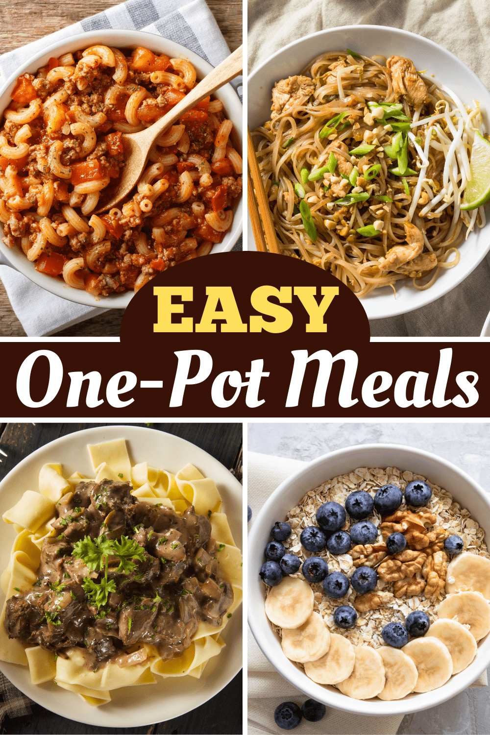 24 Easy One-Pot Meals and Dinner Ideas - Insanely Good