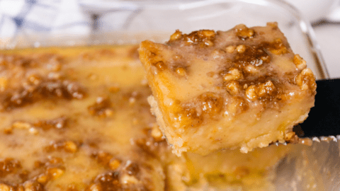 Granny Cake with Caramelized Brown Sugar and Nuts