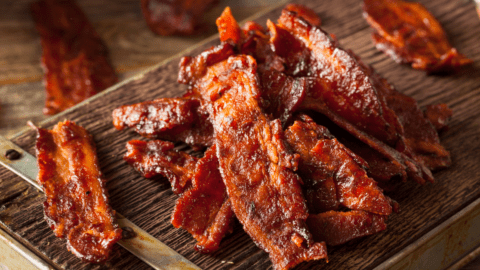 Homemade Dried Bacon