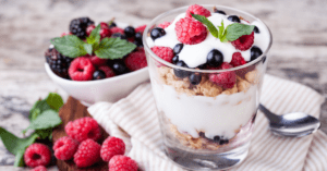 Homemade Yogurt Parfait with Berries