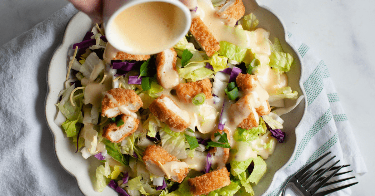 Homemade Oriental Chicken Salad