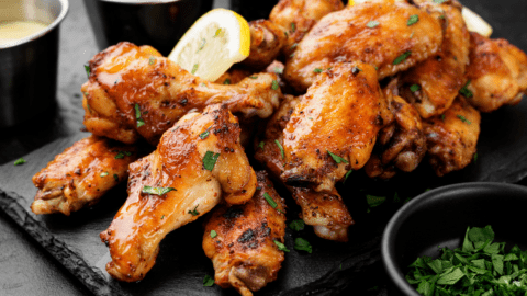 Jerk Chicken Wings with Lemons