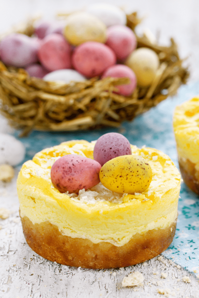 Easter cheesecakes 
