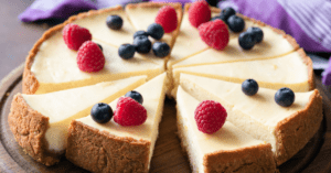 New York Style Cheesecake with Berries