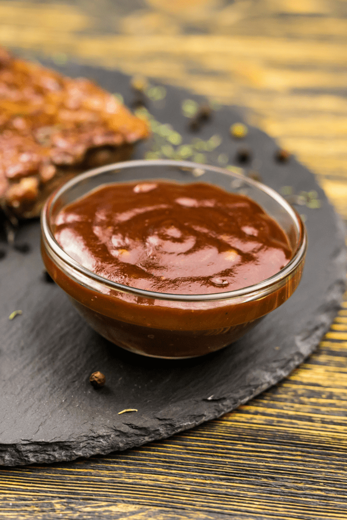 Steak Sauce in a Small Container