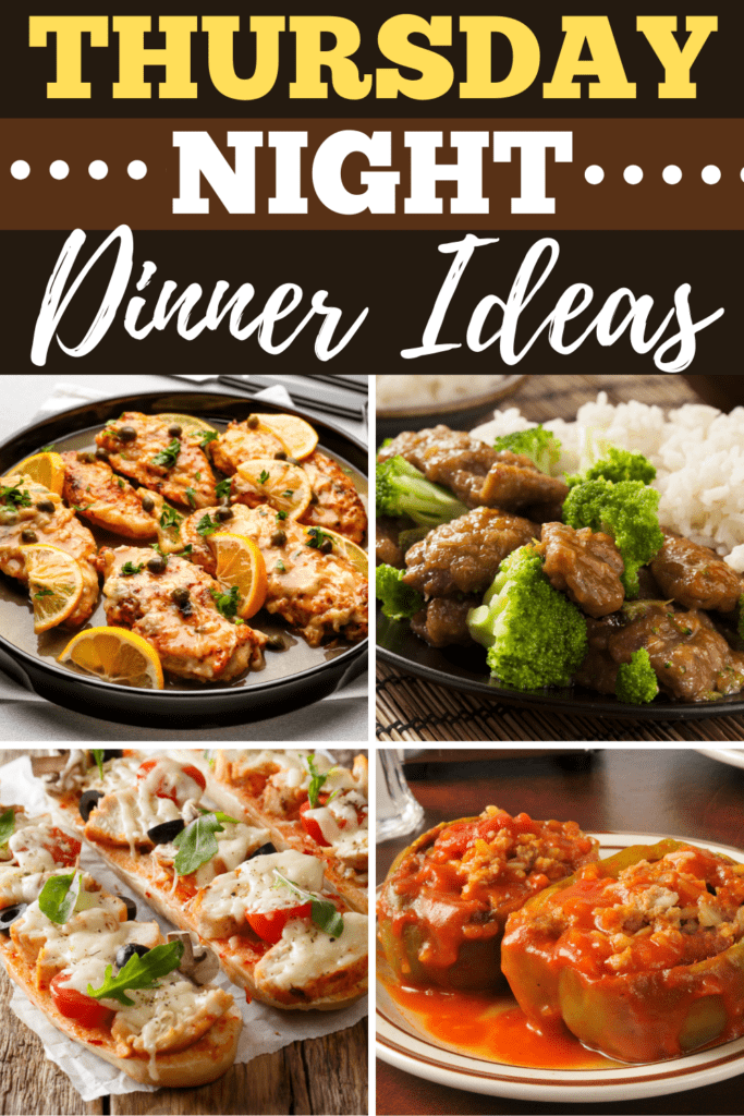 Thursday Night Dinner Ideas