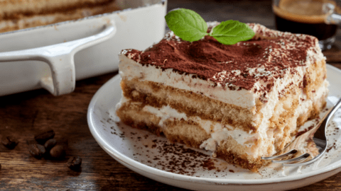 Tiramisu with Mint