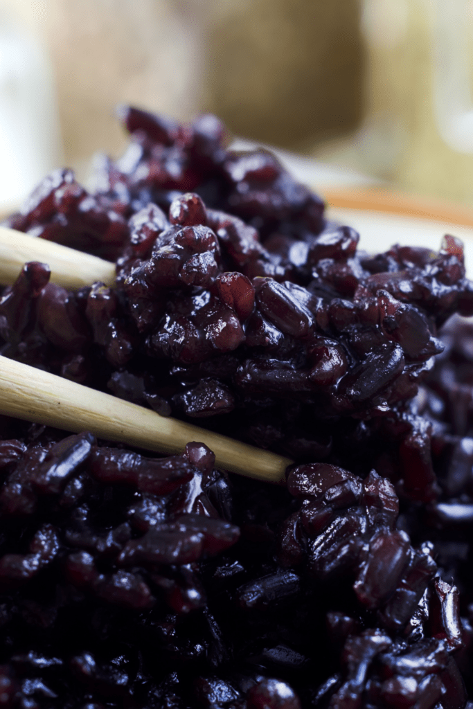Cooked Black Rice